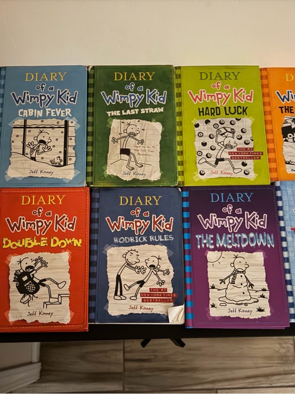 Diary of a Wimpy Kid lot of Books